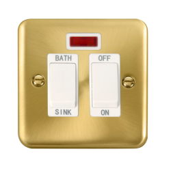DPSB024WH Deco Plus 20A DP Sink/Bath Switch With N