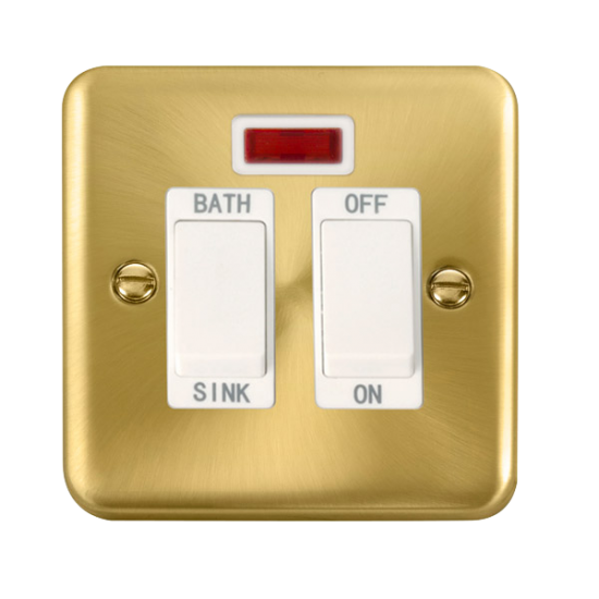 DPSB024WH Deco Plus 20A DP Sink/Bath Switch With N