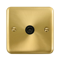 DPSB065BK Deco Plus Single Coaxial Outlet
