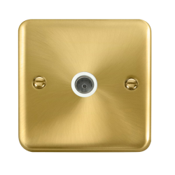 DPSB065WH Deco Plus Single Coaxial Outlet