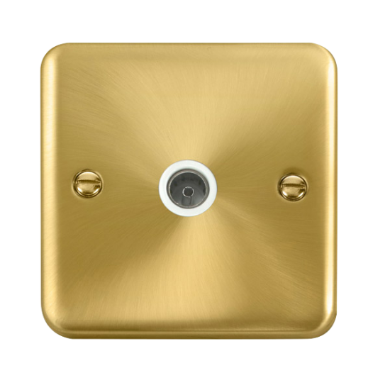 DPSB065WH Deco Plus Single Coaxial Outlet