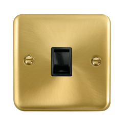 DPSB115BK Deco Plus Single RJ11 (Irish/US) Outlet