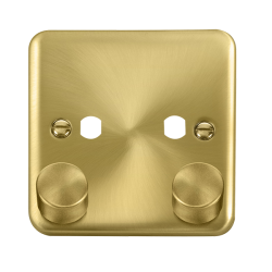 DPSB152PL Deco Plus DPSB 2 GANG DOUBLE DIMMER PLAT