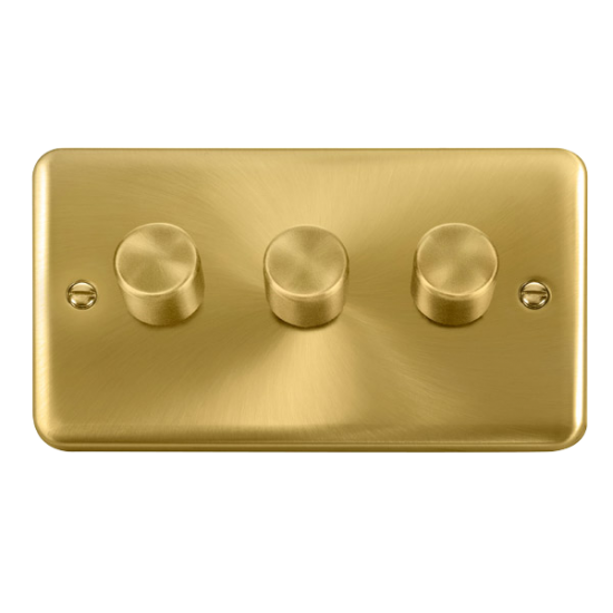 DPSB153 Deco Plus 3 Gang 2 Way 400Va Dimmer Switch