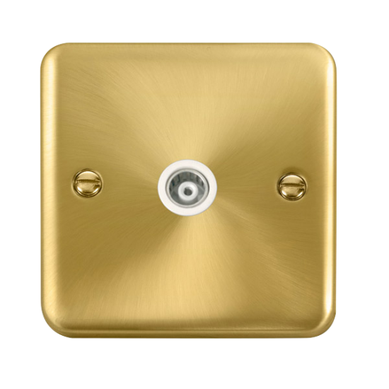 DPSB158WH Deco Plus Single Isolated Coaxial Outlet
