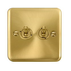 DPSB422 Deco Plus 10AX 2 Gang 2 Way Toggle Switch