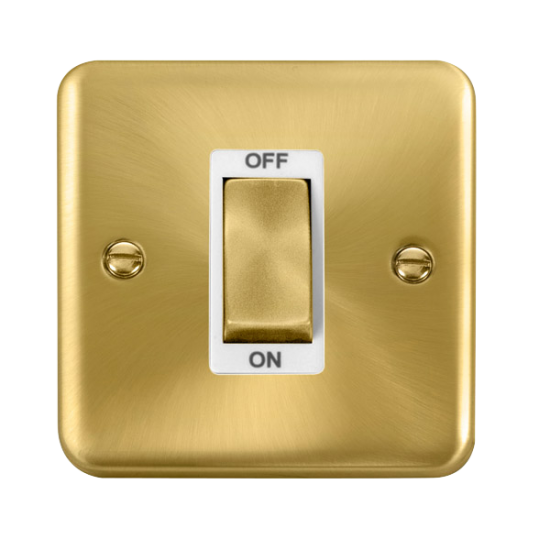 DPSB500WH Deco Plus 45A Ingot 1 Gang DP Switch