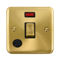 DPSB523BK Deco Plus 20A Ingot DP Switch With Neon