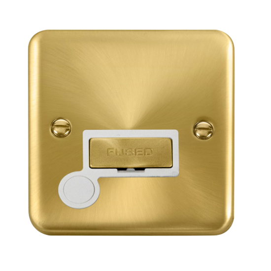 DPSB550WH Deco Plus 13A Ingot Fused Connection Uni