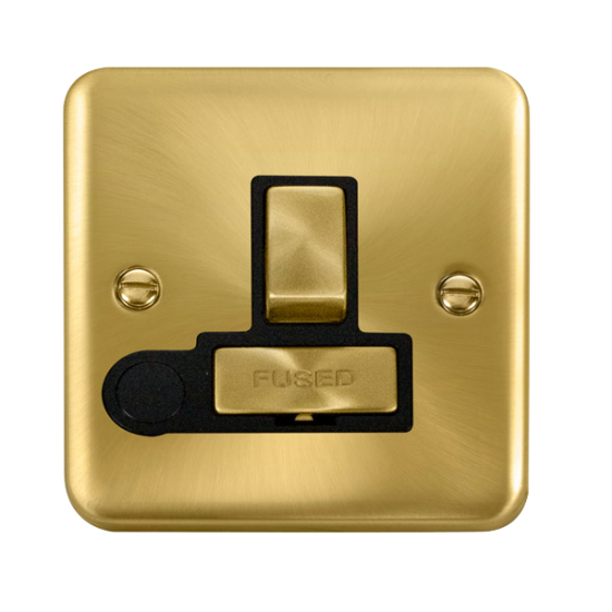 DPSB551BK Deco Plus 13A Ingot DP Switched Fused Co