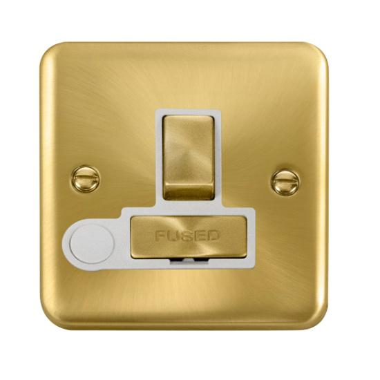 DPSB551WH Deco Plus 13A Ingot DP Switched Fused Co