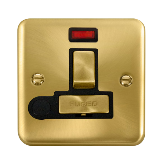 DPSB552BK Deco Plus 13A Ingot DP Switched Fused Co
