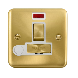 DPSB552WH Deco Plus 13A Ingot DP Switched Fused Co