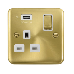 DPSB571UWH Deco Plus 1G SKT USB 2.1A DP