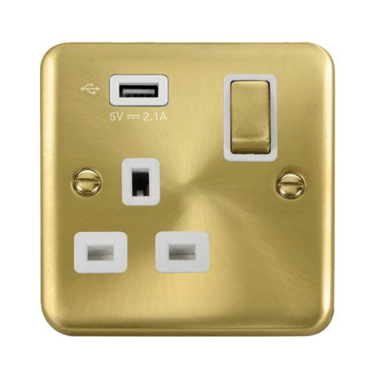 DPSB571UWH Deco Plus 1G SKT USB 2.1A DP
