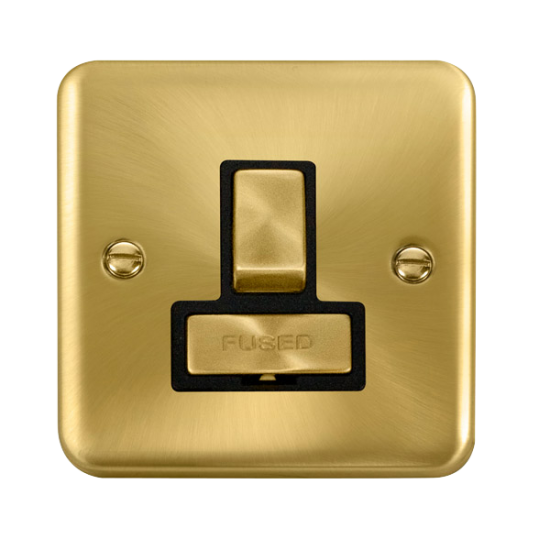 DPSB751BK Deco Plus 13A Ingot DP Switched Fused Co