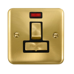 DPSB752BK Deco Plus 13A Ingot DP Switched Fused Co