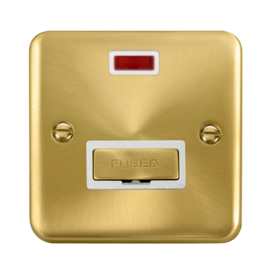 DPSB753WH Deco Plus 13A Ingot Fused Connection Uni
