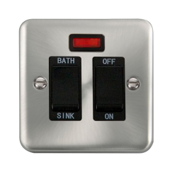 DPSC024BK Deco Plus 20A DP Sink/Bath Switch With N