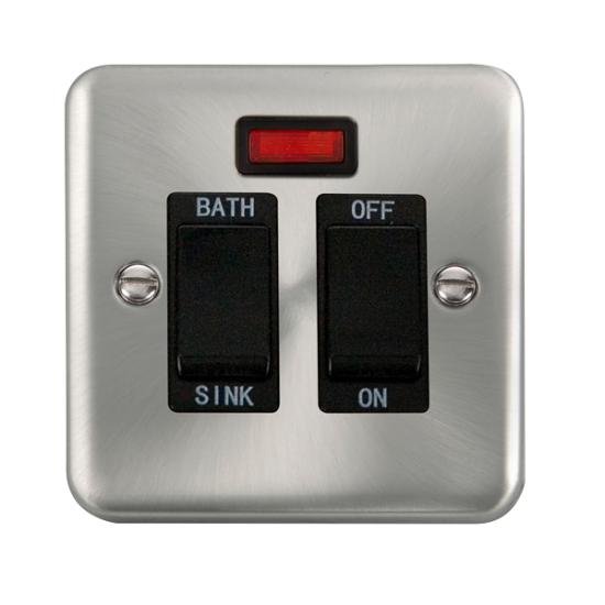 DPSC024BK Deco Plus 20A DP Sink/Bath Switch With N