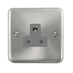DPSC038GY Deco Plus 5A Round Pin Socket Outlet