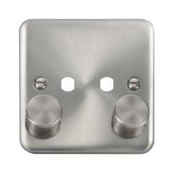 DPSC152PL Deco Plus 1 Gang Dimmer Plate & Knobs (8
