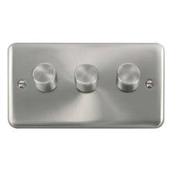 DPSC153 Deco Plus 3 Gang 2 Way 400Va Dimmer Switch