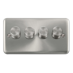 DPSC154 Deco Plus 4 Gang 2 Way 400Va Dimmer Switch