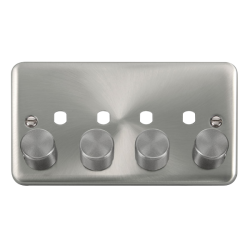 DPSC154PL Deco Plus 2 Gang Dimmer Plate & Knobs (1