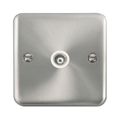 DPSC158WH Deco Plus Single Isolated Coaxial Outlet