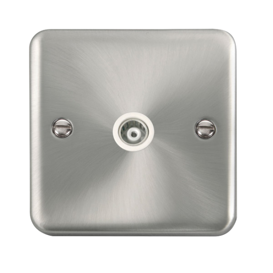 DPSC158WH Deco Plus Single Isolated Coaxial Outlet
