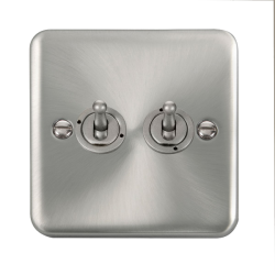 DPSC422 Deco Plus 10AX 2 Gang 2 Way Toggle Switch