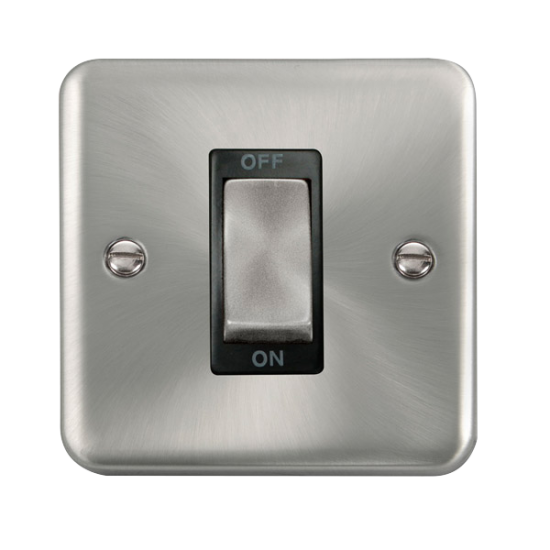 DPSC500BK Deco Plus 45A Ingot 1 Gang DP Switch