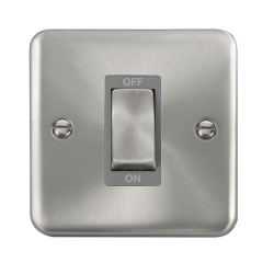 DPSC500GY Deco Plus 50A Ingot 1 Gang Double Pole P