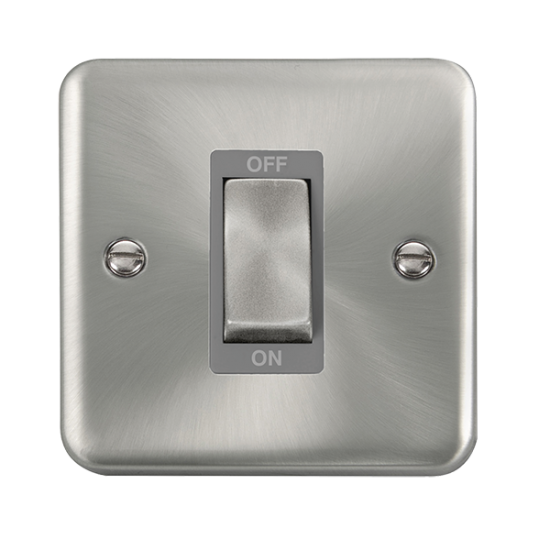 DPSC500GY Deco Plus 50A Ingot 1 Gang Double Pole P