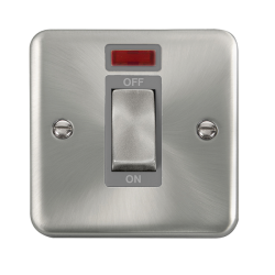 DPSC501GY Deco Plus 50A Ingot 1 Gang Double Pole P