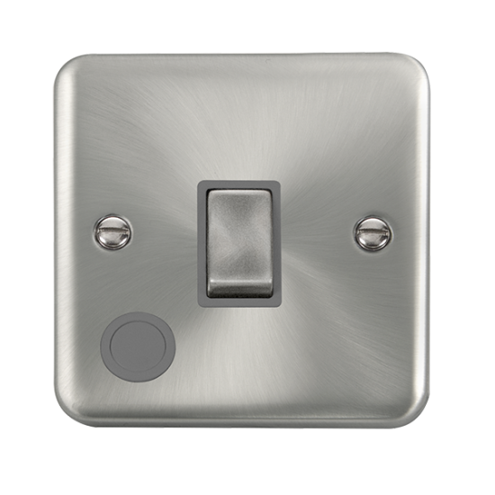DPSC522GY Deco Plus 20A Ingot Double Pole Plate Sw
