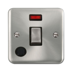DPSC523BK Deco Plus 20A Ingot DP Switch With Neon