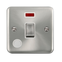 DPSC523WH Deco Plus 20A Ingot DP Switch With Neon