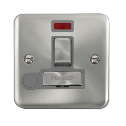 DPSC552GY Deco Plus 13A Ingot Double Pole Switched