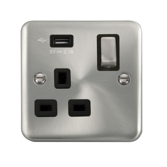 DPSC571UBK Deco Plus 1G SKT USB 2.1A DP