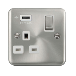 DPSC571UWH Deco Plus 1G SKT USB 2.1A DP