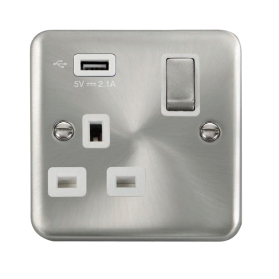 DPSC571UWH Deco Plus 1G SKT USB 2.1A DP
