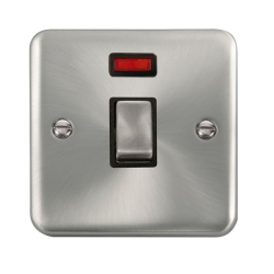 DPSC723BK Deco Plus 20A Ingot DP Switch With Neon
