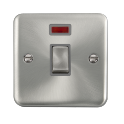 DPSC723GY Deco Plus 20A Ingot Double Pole Plate Sw