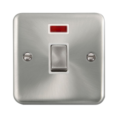 DPSC723WH Deco Plus 20A Ingot DP Switch With Neon