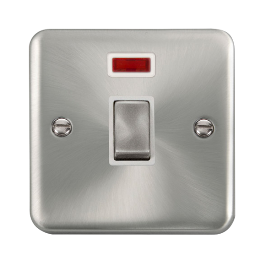 DPSC723WH Deco Plus 20A Ingot DP Switch With Neon