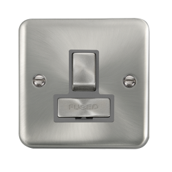 DPSC751GY Deco Plus 13A Ingot Double Pole Switched