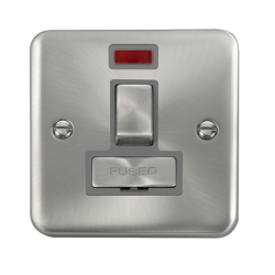 DPSC752GY Deco Plus 13A Ingot Double Pole Switched