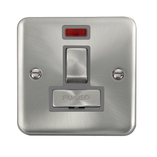 DPSC752GY Deco Plus 13A Ingot Double Pole Switched